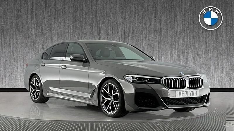Grey Used 2021 BMW 520 M Sport | £25,990 (Fair price) - Image 1/4