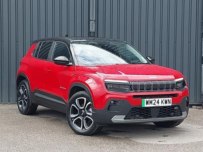 Red Used 2024 Jeep Avenger EV Summit SUV | £19,998 (Expensive) - Image 1/4