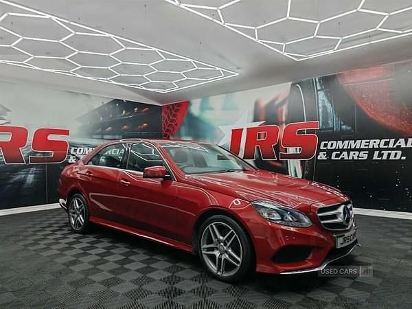 Used Mercedes E220 AMG 170 HP (125 kW) 2014 Red Sedan