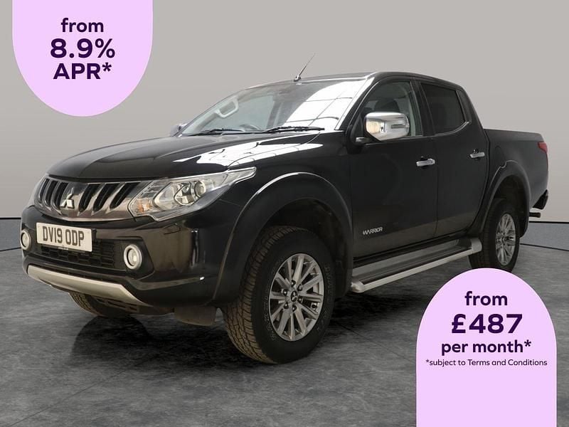 Black Used 2019 Mitsubishi L200 Warrior Pickup | £14,600 (Good price) - Image 1/3