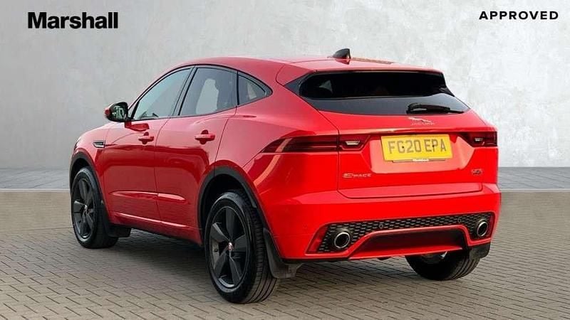 Used Jaguar E-Pace Chequered Flag 180 HP (132 kW) 2020 Special solid  photon red SUV
