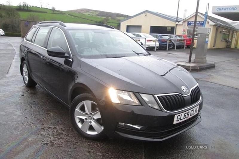 Used Skoda Octavia SE Technology 115 HP (84 kW) 2019 Black Estate