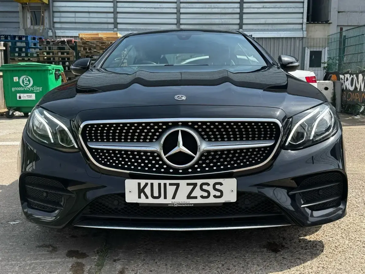 Used Mercedes E220 AMG line 194 HP (142 kW) 2017 Black Coupe