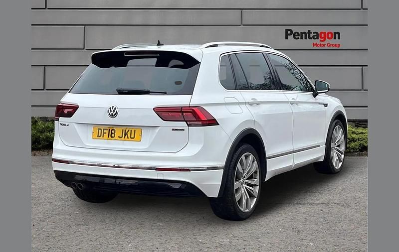 Used VW Tiguan R-line 147 HP (108 kW) 2018 White SUV