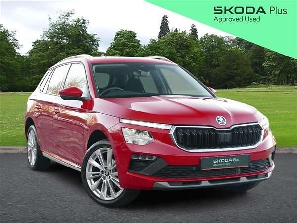 Velvet red metallic Used 2025 Skoda Kamiq SE L SUV | £23,249 (Fair price) - Image 1/4