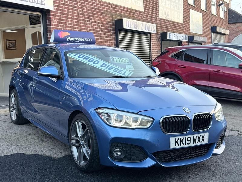 Blue Used 2019 BMW 118 M Sport Hatchback | £11,995 (Fair price) - Image 1/4
