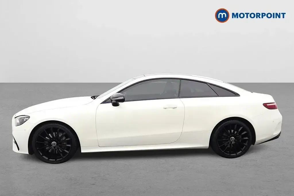 Used Mercedes E220 AMG line 2021 White Coupe