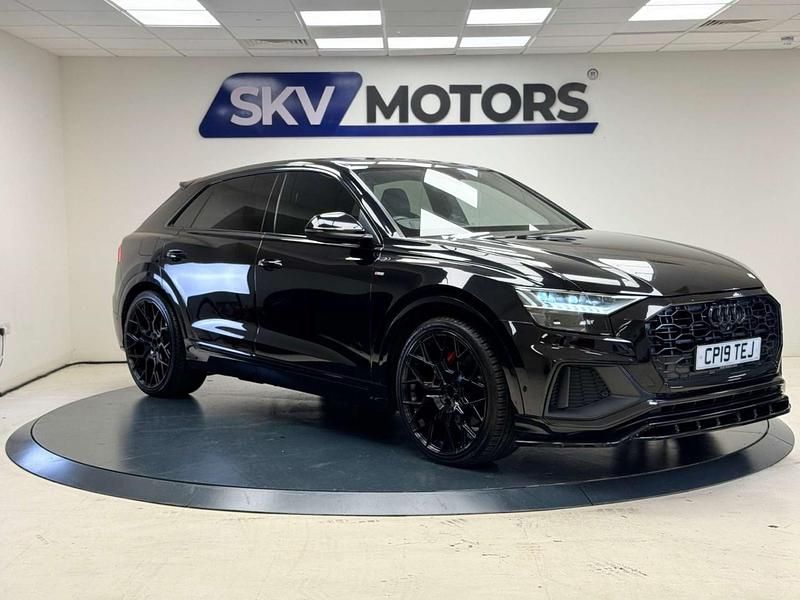 Black Used 2019 Audi Q8 S-Line SUV | £37,477 (A bit pricey) - Image 1/4