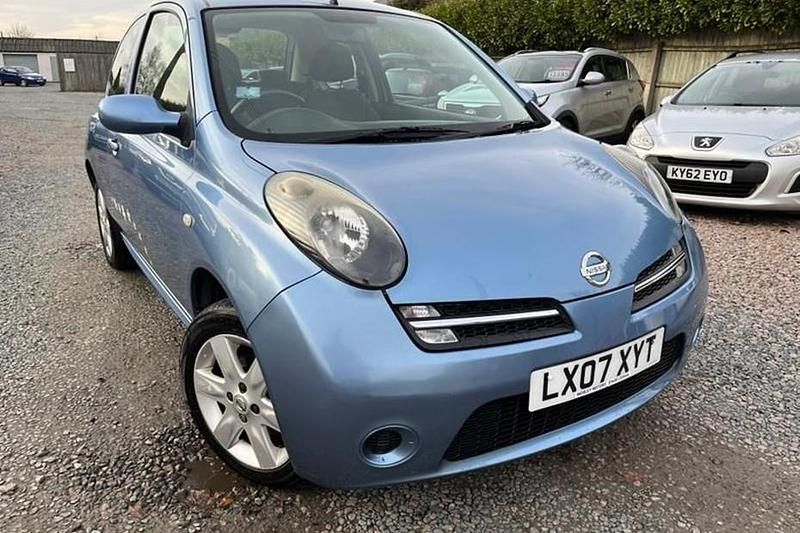 Used Nissan Micra 79 HP (58 kW) 2007 Blue Hatchback