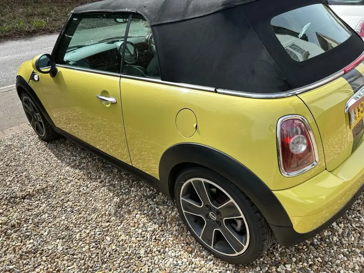 Used Mini Cooper Cabriolet 2009 Yellow Cabriolet