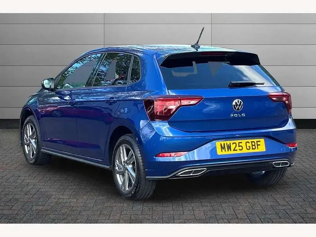 Used VW Polo R-line 95 HP (69 kW) 2025 Blue Hatchback