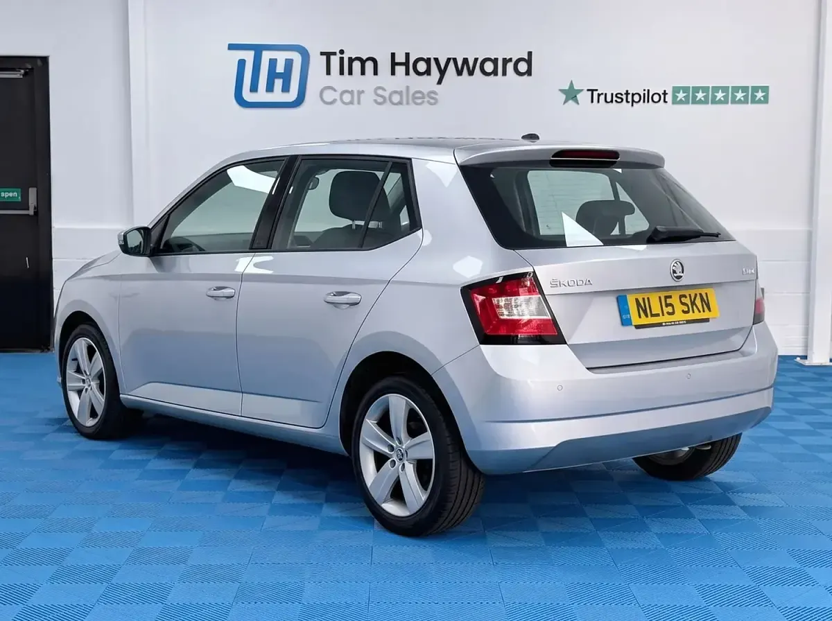 Used Skoda Fabia SE L 90 HP (66 kW) 2015 Silver Hatchback