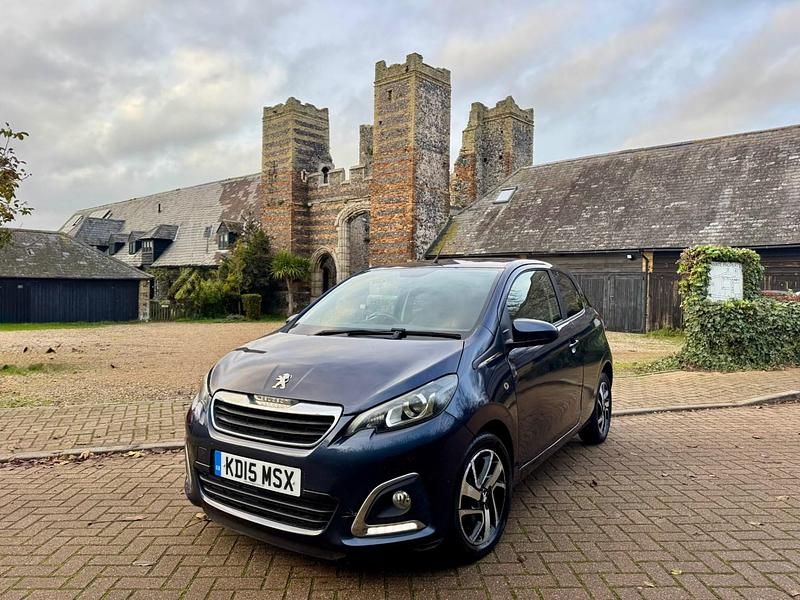 Blue Used 2015 Peugeot 108 Allure Hatchback | £3,895 (Good price) - Image 1/4