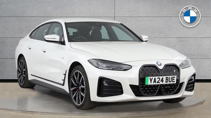 White Used 2024 BMW i4 M Sport Sedan | £35,950 (Good price) - Image 1/4