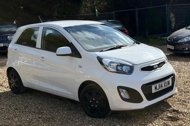 Used Kia Picanto 68 HP (50 kW) 2014 White Hatchback