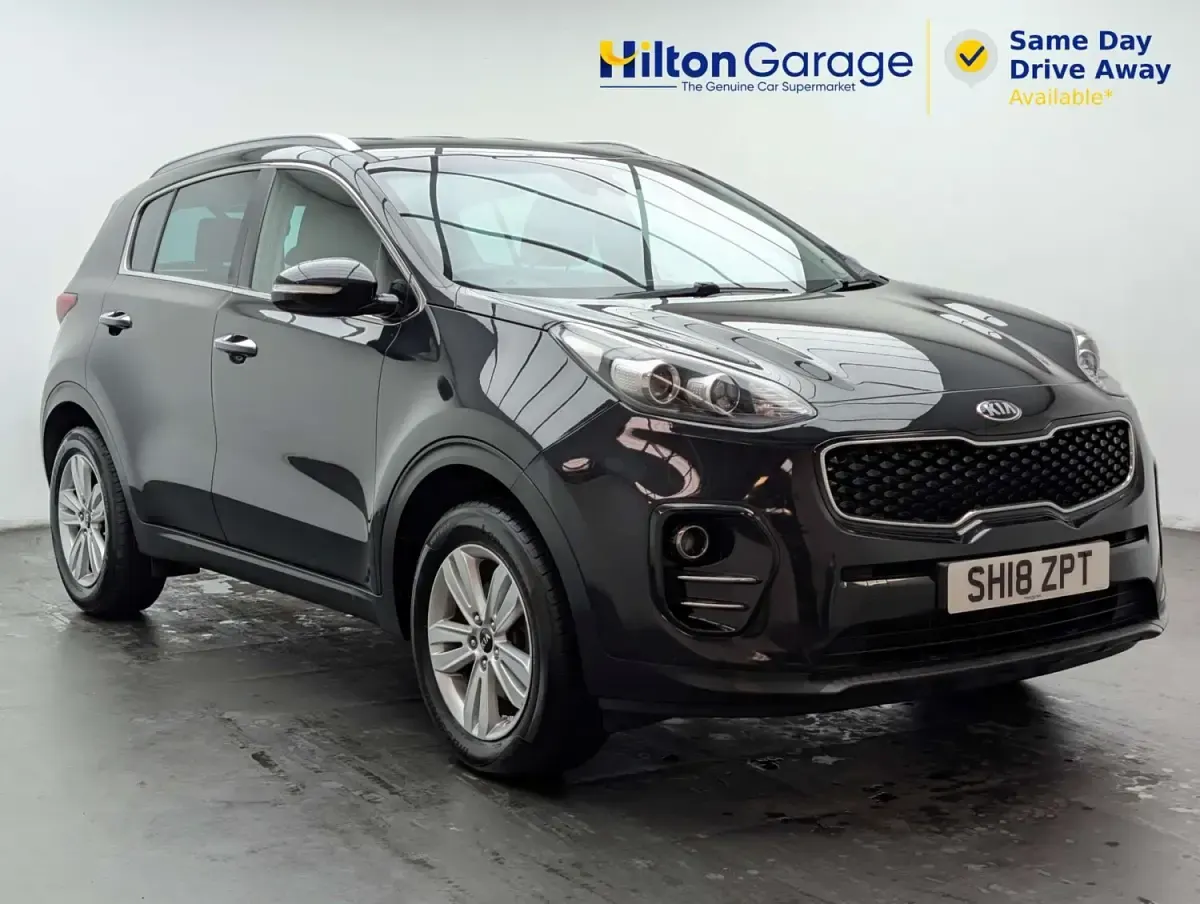 Usado Kia Sportage 177 HP (130 kW) 2018 Preto SUV