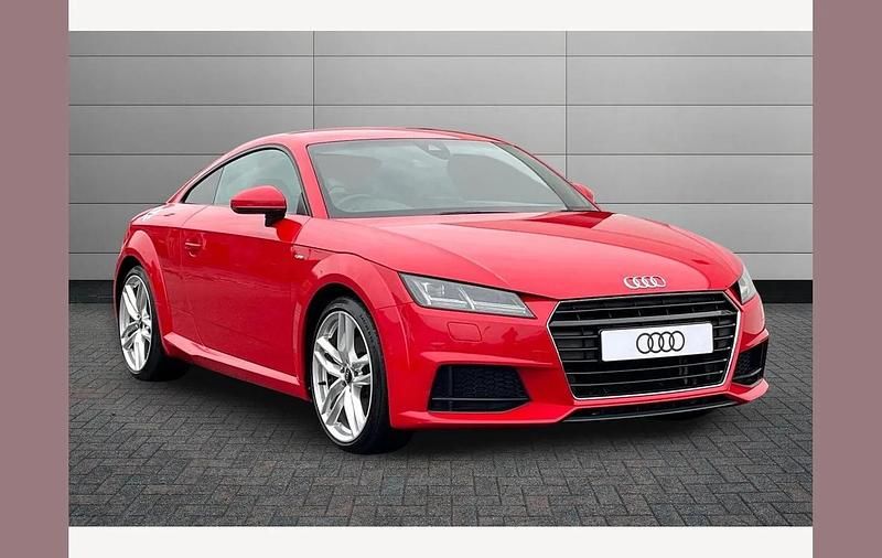 Red Used 2017 Audi TT S-Line Coupe | £14,995 (Good price) - Image 1/3