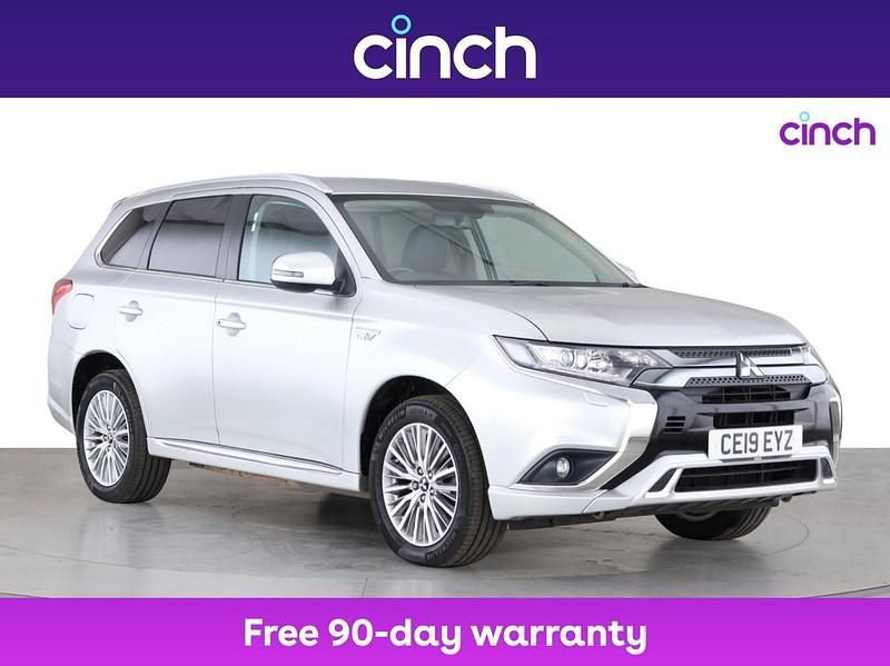 Silver Used 2019 Mitsubishi Outlander P-HEV SUV | £13,649 (Fair price) - Image 1/3