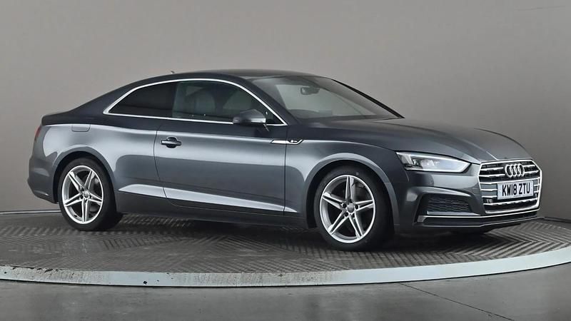 Used Audi A5 S-Line 190 HP (139 kW) 2018 Grey Coupe