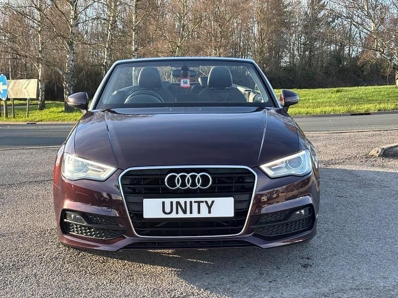Used Audi A3 Cabriolet S-Line 2015 Red Cabriolet