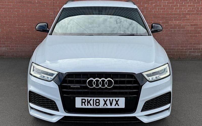 Used Audi Q3 Black Edition 184 HP (135 kW) 2018 White SUV