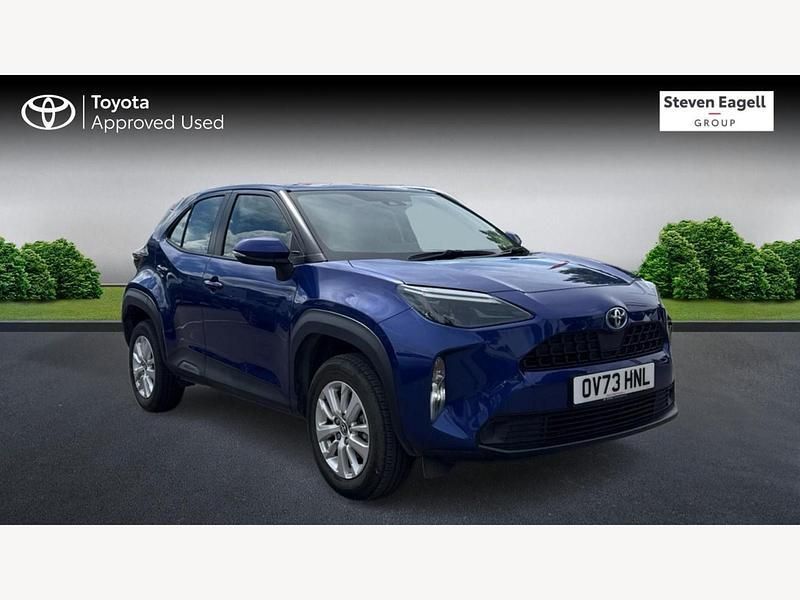 Blue Used 2023 Toyota Yaris Hybrid Hatchback | £20,381 (Expensive) - Image 1/3