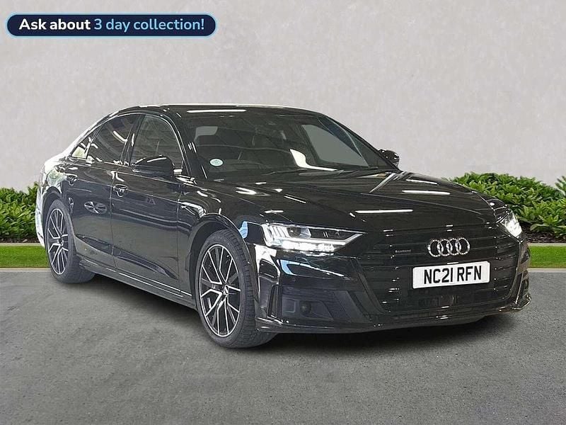 Black Used 2021 Audi A8 Black Edition Sedan | £27,999 (Good price) - Image 1/4