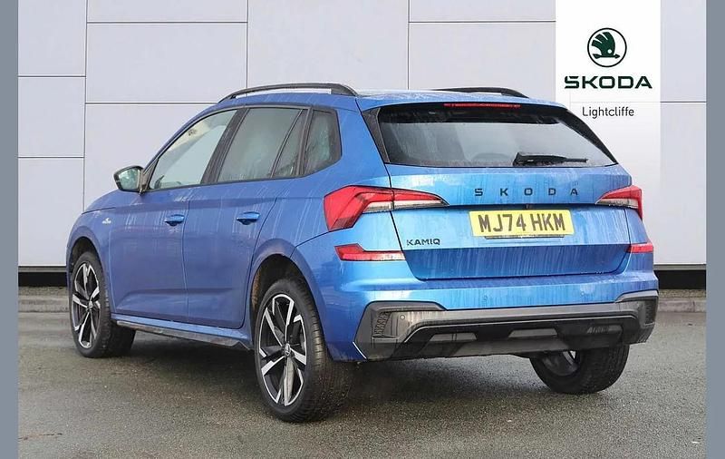Used Skoda Kamiq Monte Carlo 150 HP (110 kW) 2024 Race blue metallic SUV