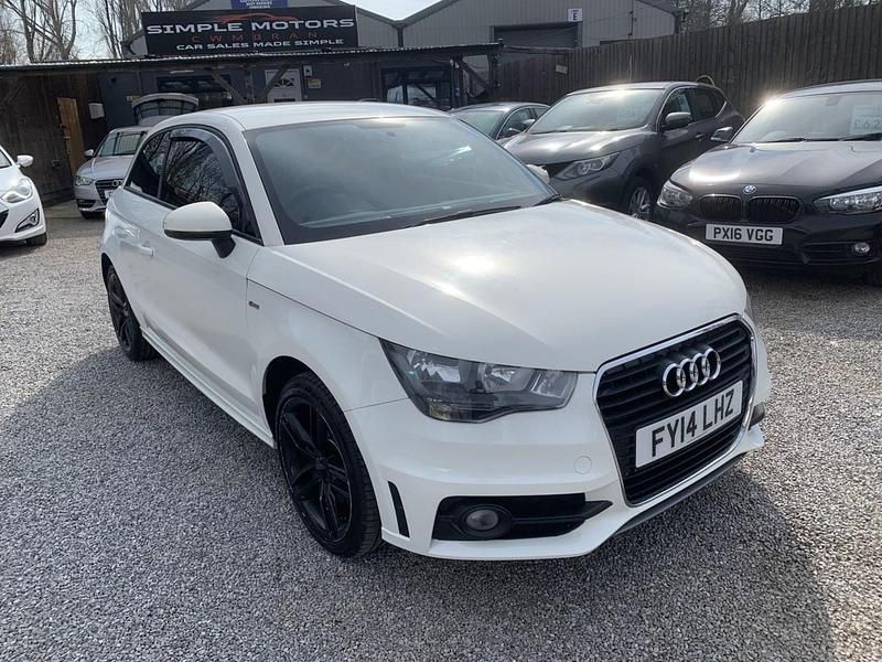 Used Audi A1 S-Line 122 HP (89 kW) 2014 White Hatchback
