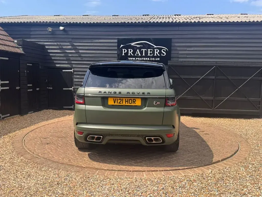 Used Land Rover Range Rover Sport SVR 575 HP (422 kW) 2018 Blue SUV
