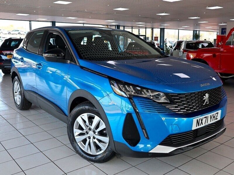 Vertigo blue Used 2021 Peugeot 3008 Active Premium SUV | £14,389 (Fair price) - Image 1/4