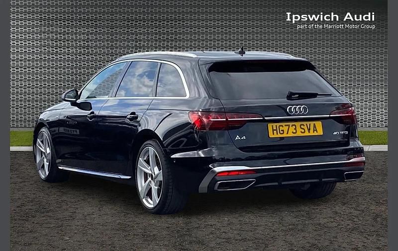 Used Audi A4 S-Line 200 HP (147 kW) 2024 Black Estate