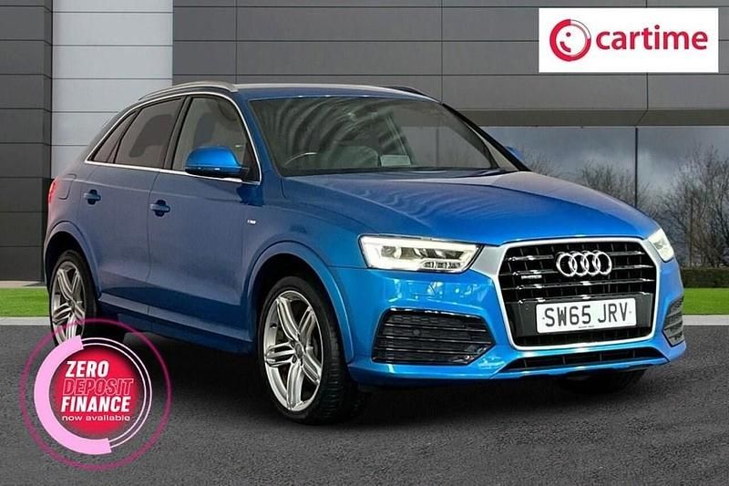 Used Audi Q3 S-line plus 184 HP (135 kW) 2016 Blue SUV