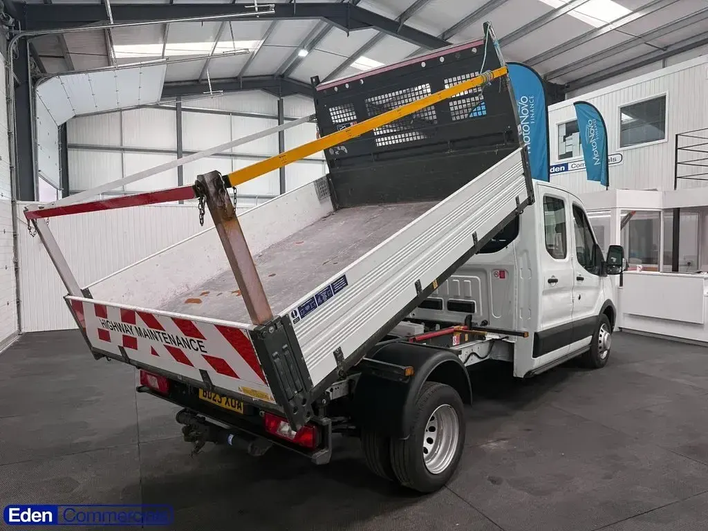 Used Ford Transit S 130 HP (95 kW) 2023 White Cabriolet