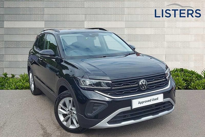 Deep black Used 2024 VW T-Cross Match SUV | £20,490 (A bit pricey) - Image 1/4