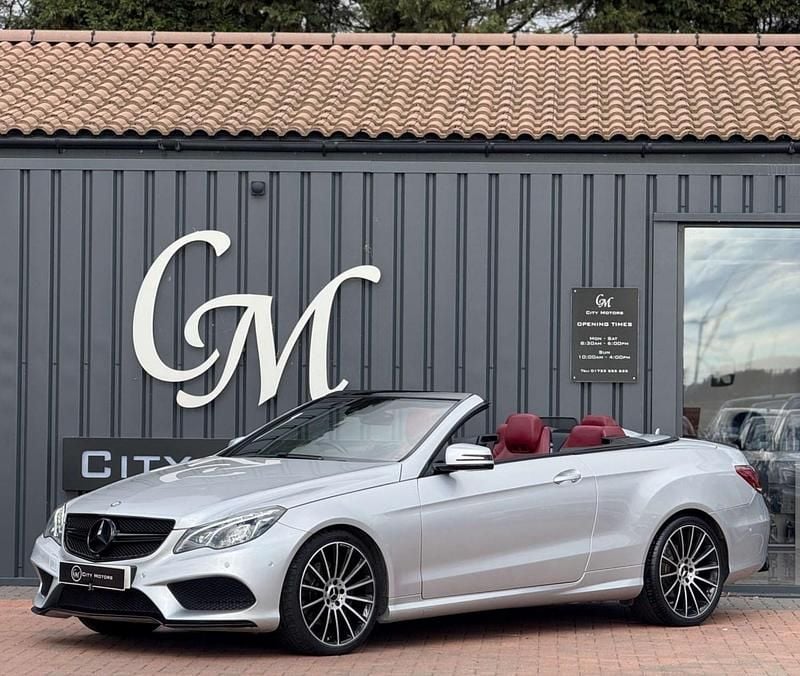 Silver Used 2015 Mercedes E350 AMG line Cabriolet | £11,990 (Fair price) - Image 1/4