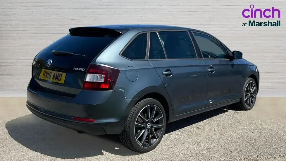 Used Skoda Rapid Sport 110 HP (80 kW) 2018 Grey Hatchback