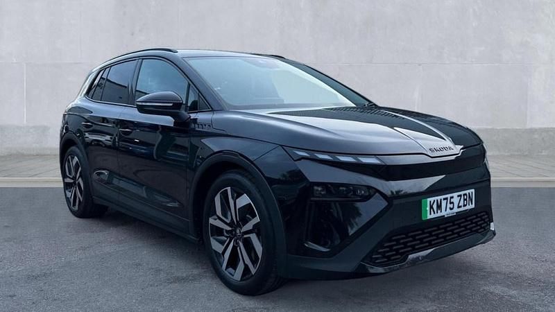 Black magic pearl effect Used 2025 Skoda Elroq SportLine SUV | £34,762 (Fair price) - Image 1/4