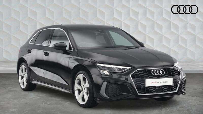 Black Used 2023 Audi A3 S-Line Hatchback | £21,700 (Fair price) - Image 1/4