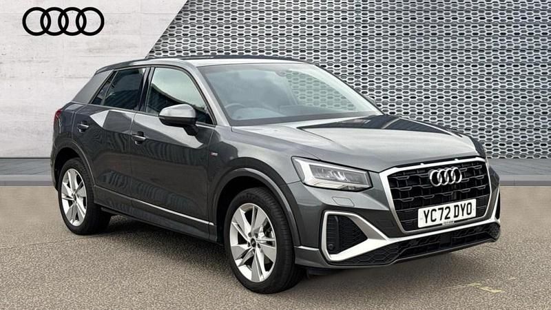 Grey Used 2022 Audi Q2 S-Line SUV | £23,128 (A bit pricey) - Image 1/4