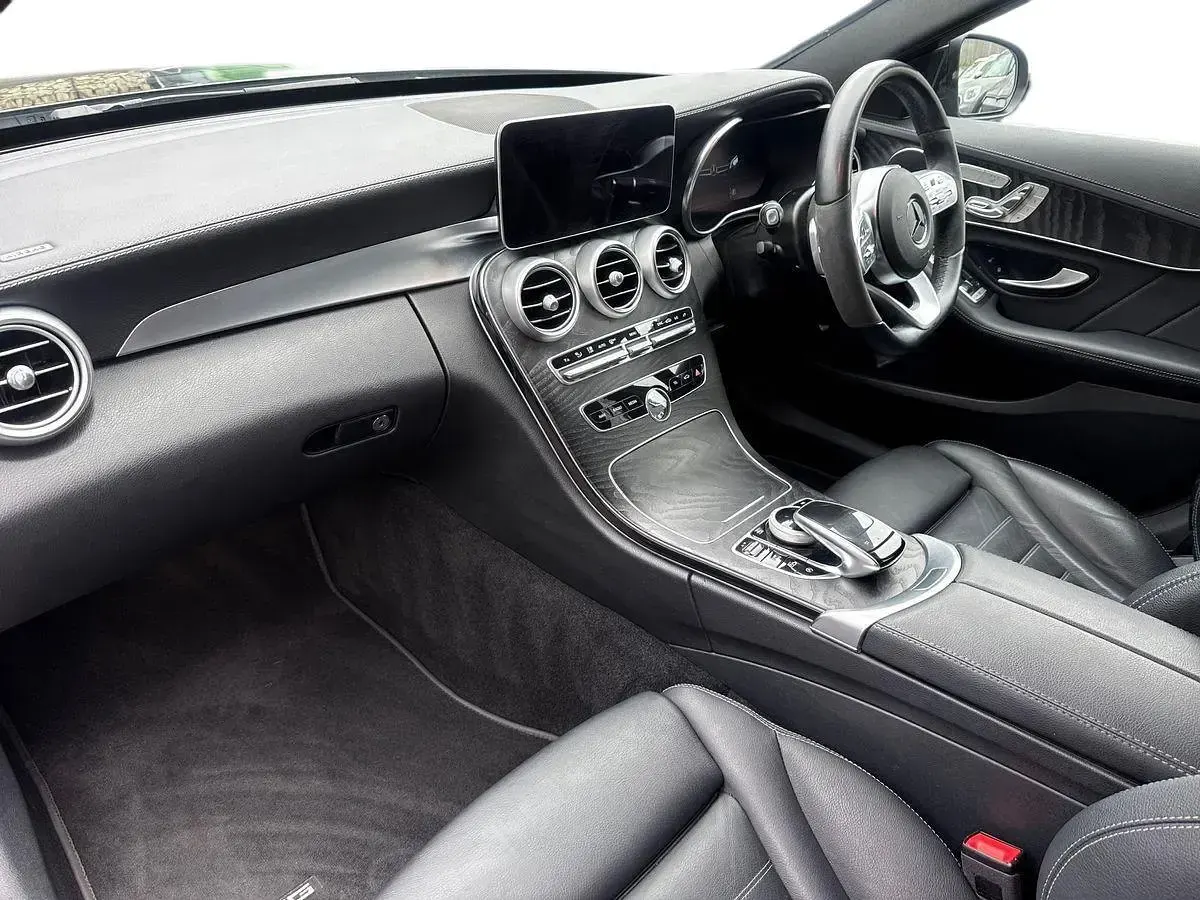 Used Mercedes C200 AMG line 2021 Black Estate