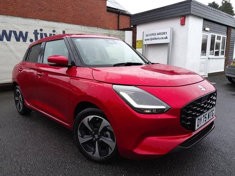 New Suzuki Swift 82 HP (60 kW) 2025 Red Hatchback