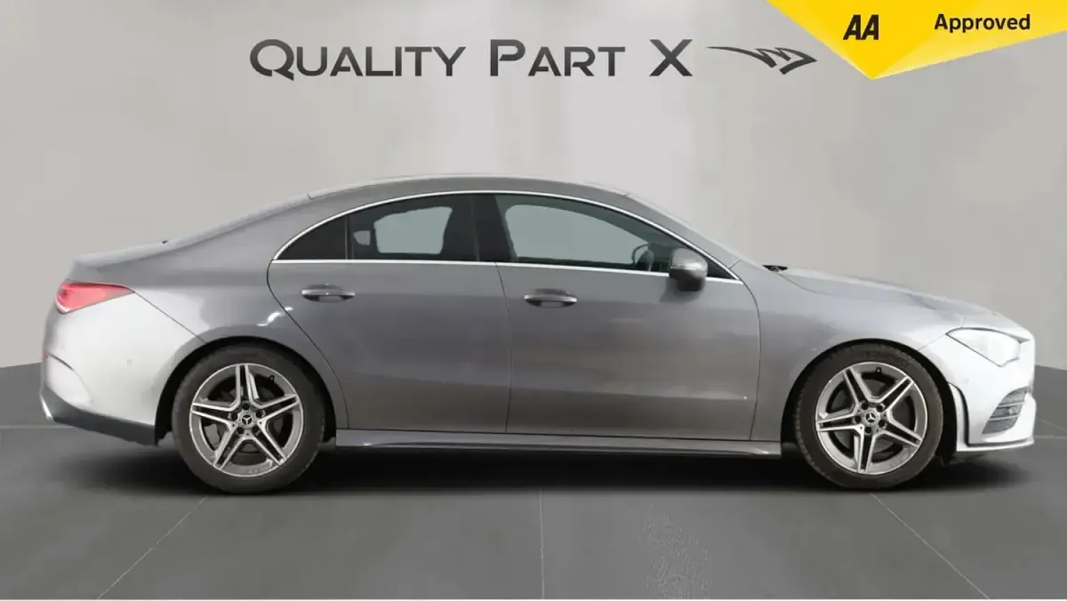 Used Mercedes CLA200 AMG line 163 HP (119 kW) 2020 Grey Coupe