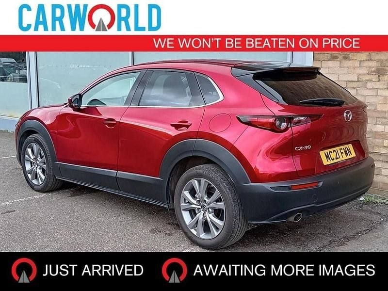 Red Used 2021 Mazda CX-30 Inclusive SUV | £16,990 (Fair price) - Image 1/3