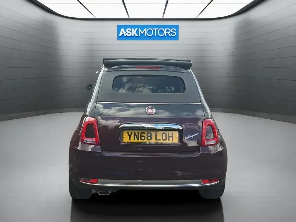 Used Fiat 500C Collezione 69 HP (50 kW) 2018 Grey Cabriolet