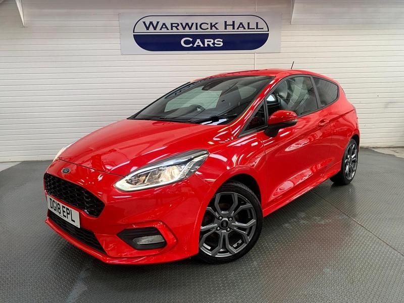 Red Used 2018 Ford Fiesta ST-Line Hatchback | £7,295 (Fair price) - Image 1/2