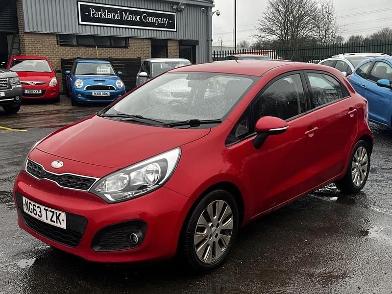 Used Kia Rio 2014 Red Hatchback