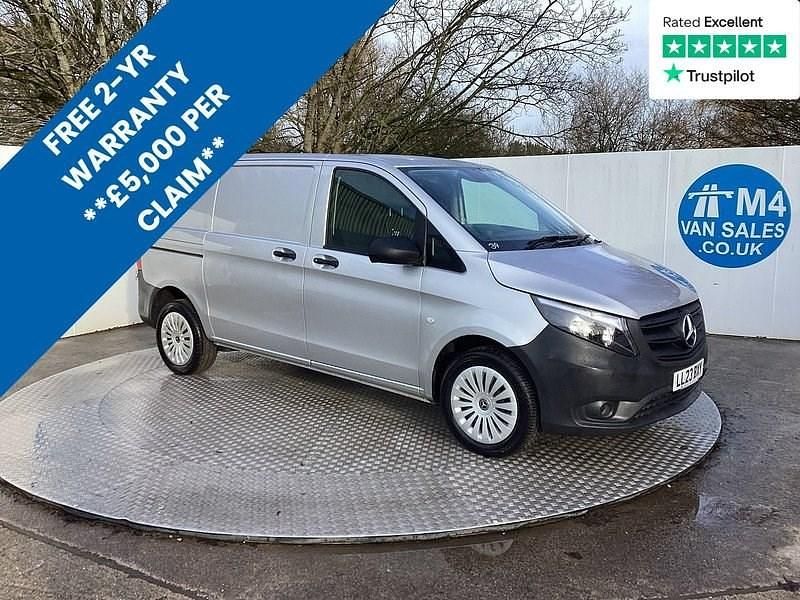 Silver Used 2023 Mercedes Vito Progressive Van | £17,495 (Good price) - Image 1/3