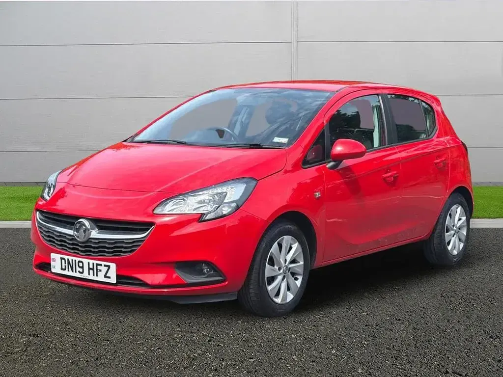 Used Vauxhall Corsa Design Edition 90 HP (66 kW) 2019 Red Hatchback