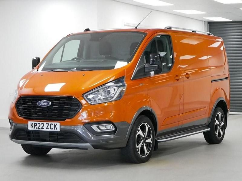 Used Ford Transit Custom Active 170 HP (125 kW) 2022 Orange Van